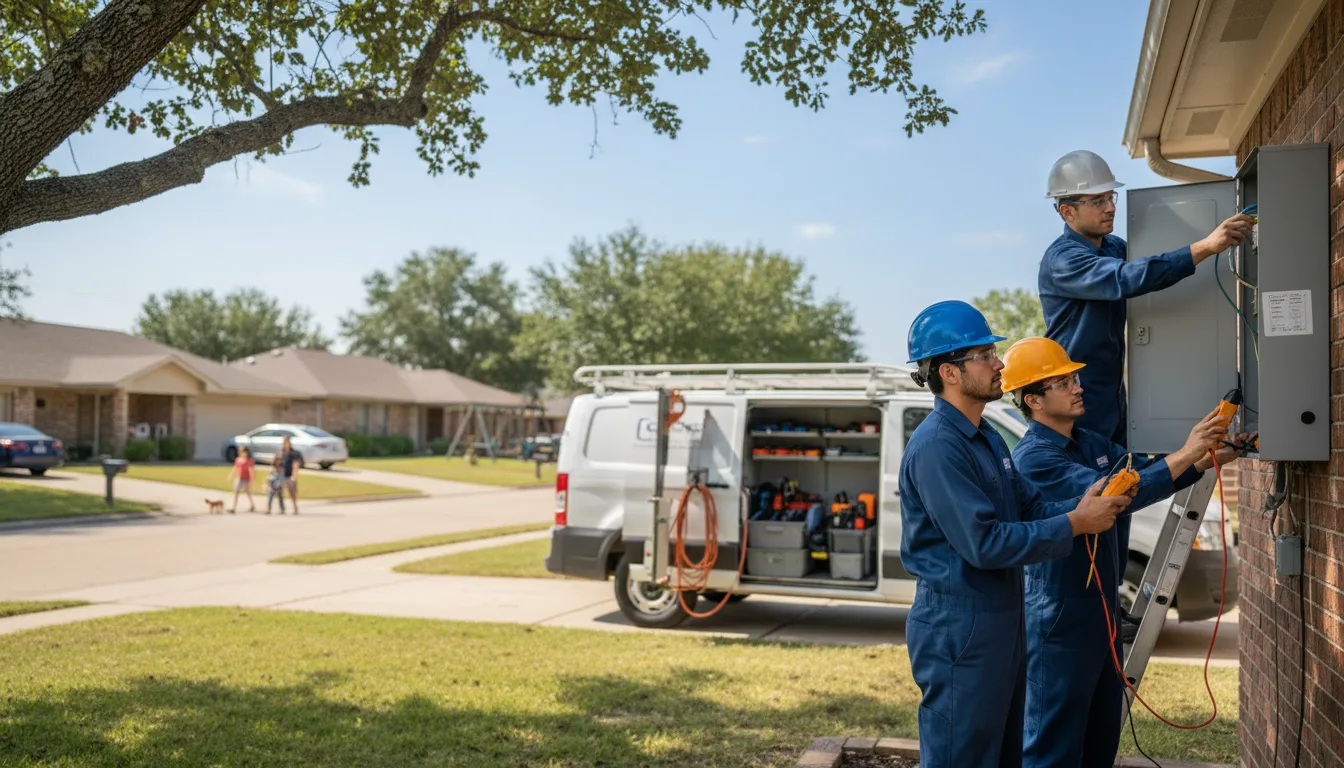 Certified electrician providing emergency electrical services in Lankin, ND